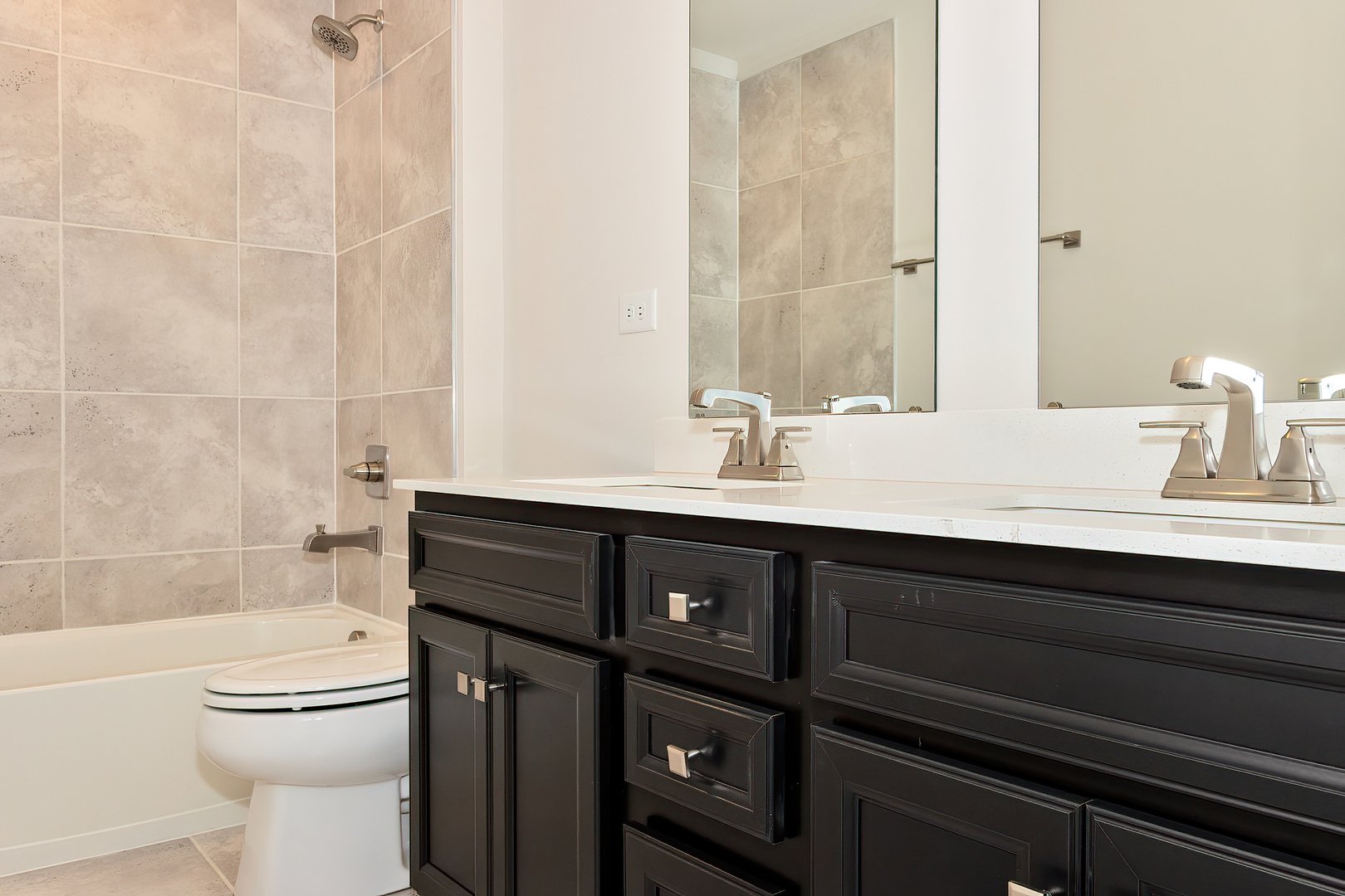 1241 Neuway Lane Antioch, IL 60002 - Photo 17 of 20 a bathroom with a sink a toilet and shower