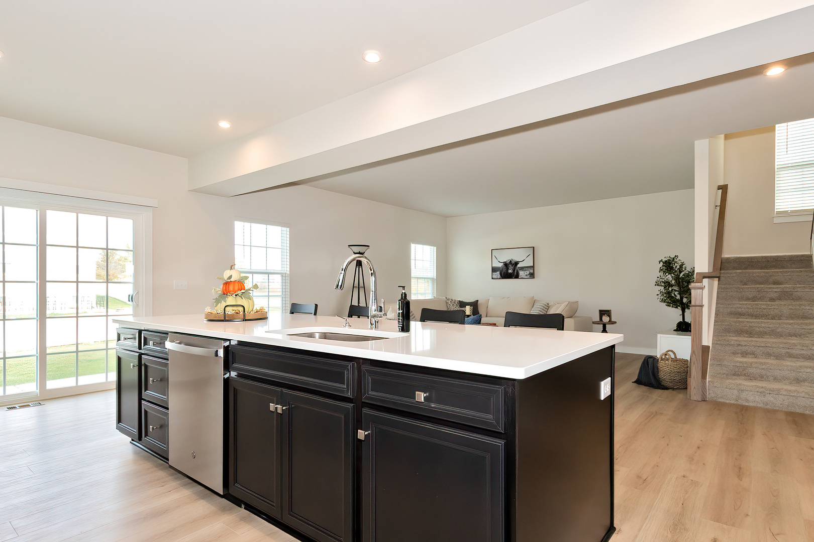 1241 Neuway Lane Antioch, IL 60002 - Photo 3 of 20 a kitchen with a sink stove and cabinets
