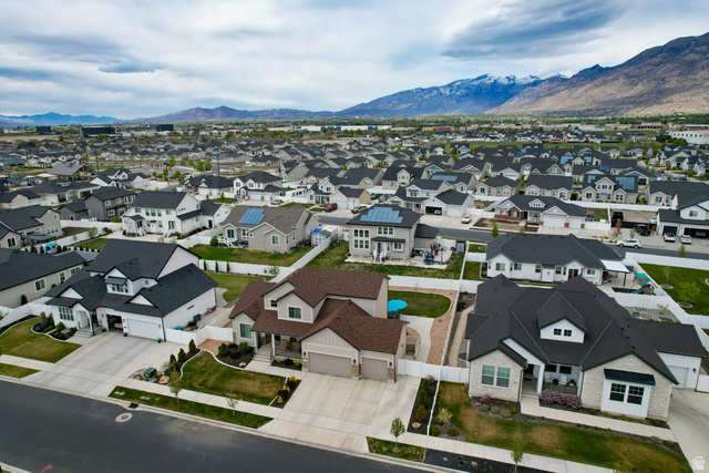 1434 West Stable Street Lindon, UT 84042 - Photo 69 of 76 Aerial view of residential area with a mountainous background