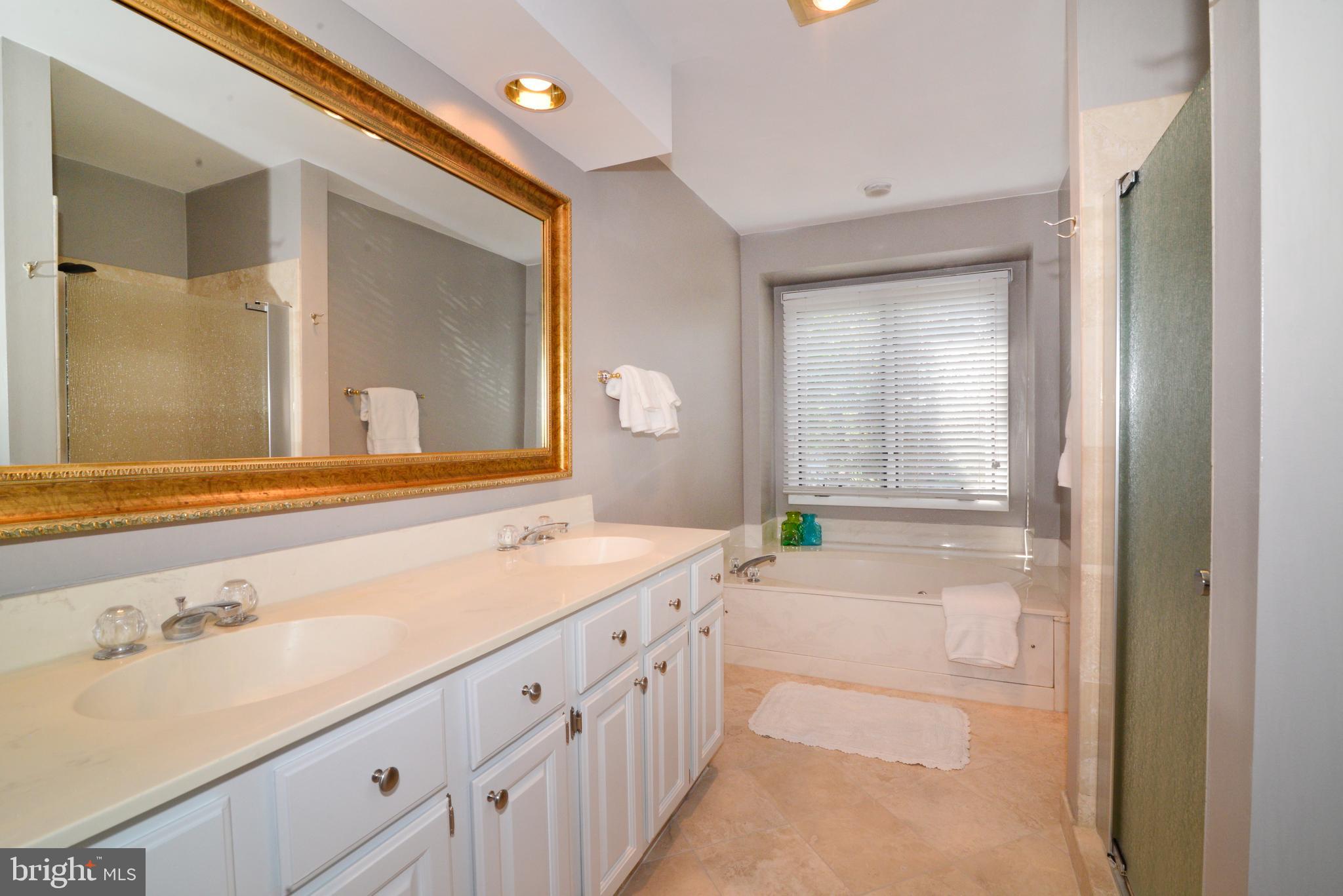 1301 Wedgewood Manor Way Reston, VA 20194 - Photo 23 of 55 Master bath with travertine floor