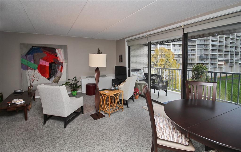 1160 Bower Hill Road, Unit 310A Pittsburgh, PA 15243 - Photo 6 of 46 a living room with furniture and a large window
