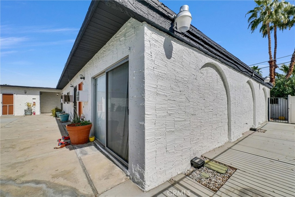 1900 East Baristo Road Palm Springs, CA 92262 - Photo 15 of 23 a backyard of a house with seating space