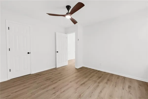 wooden floor in an empty room