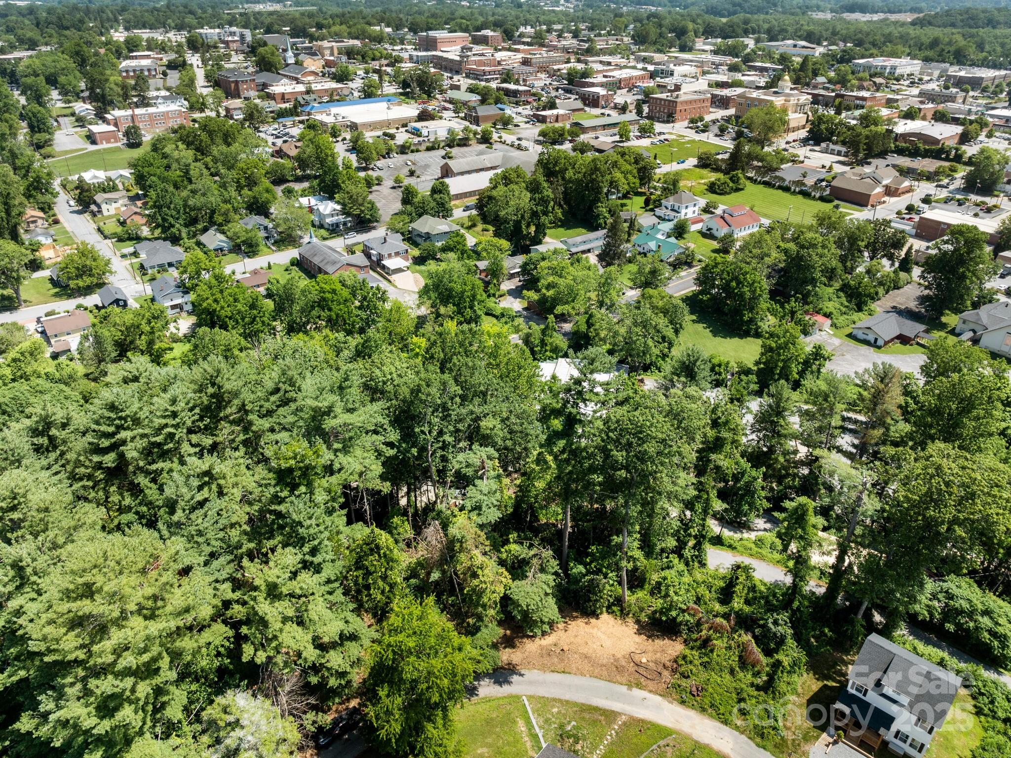 0 Summit Circle, Unit 17 Hendersonville, NC 28739 - Photo 22 of 22 an aerial view of residential house with outdoor space and trees all around