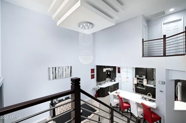 a view of store room with racks on the wall