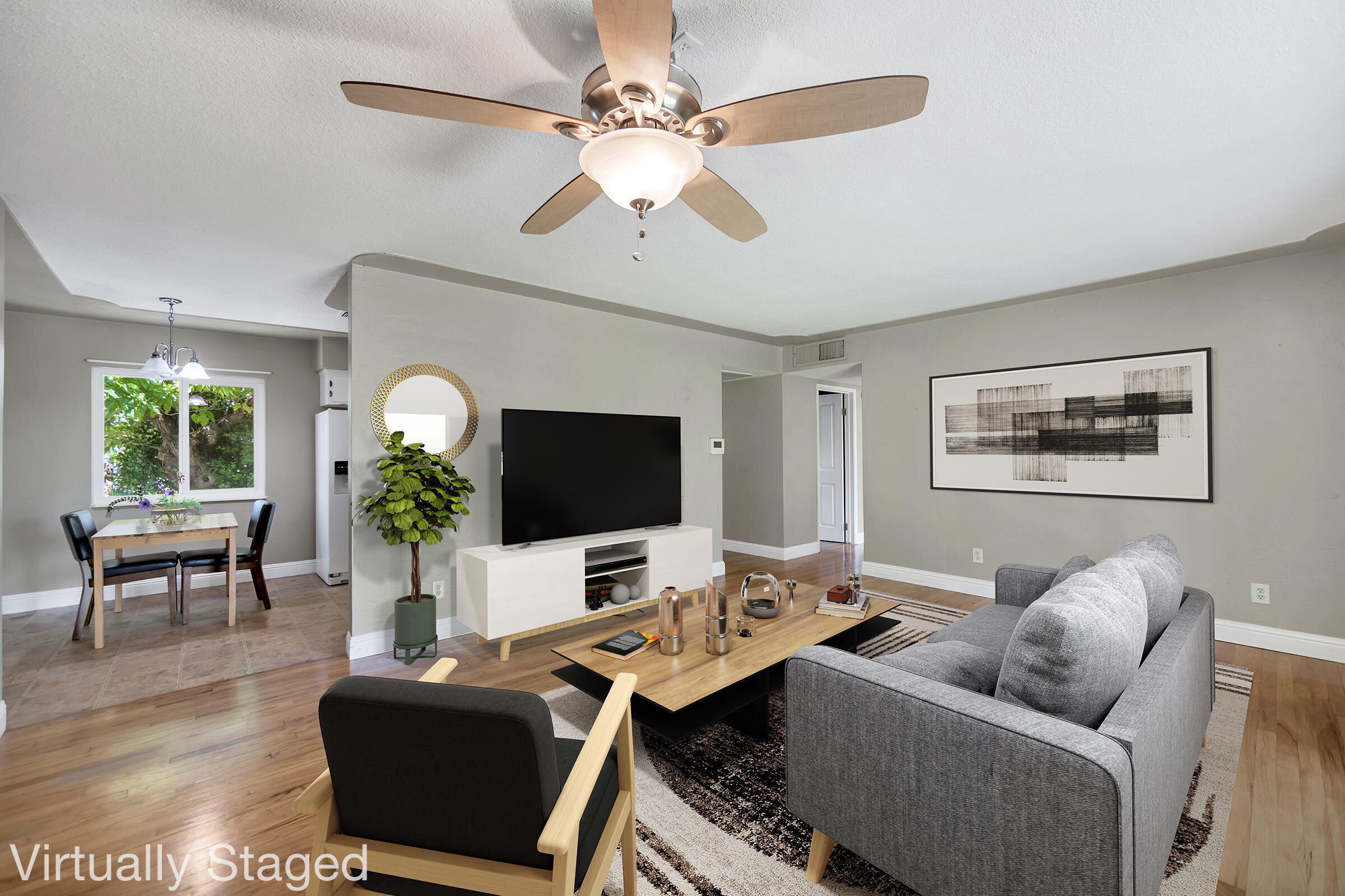 2739 Irwin Road Redding, CA 96002 - Photo 7 of 37 Staged - Living Area + Dining