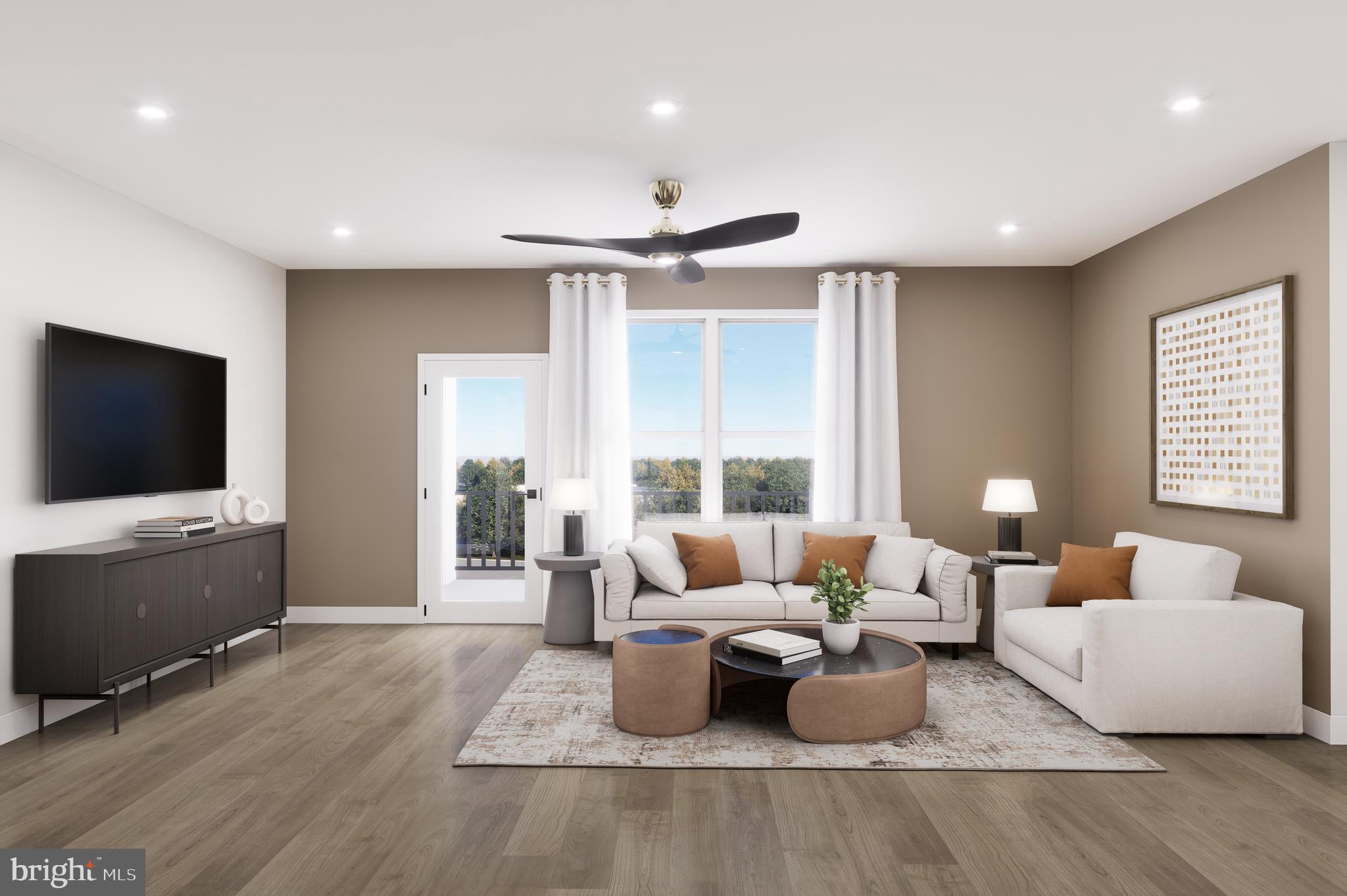 1121 Fortune Terrace, Unit 6 Potomac, MD 20854 - Photo 4 of 12 Gathering Room - Rendering