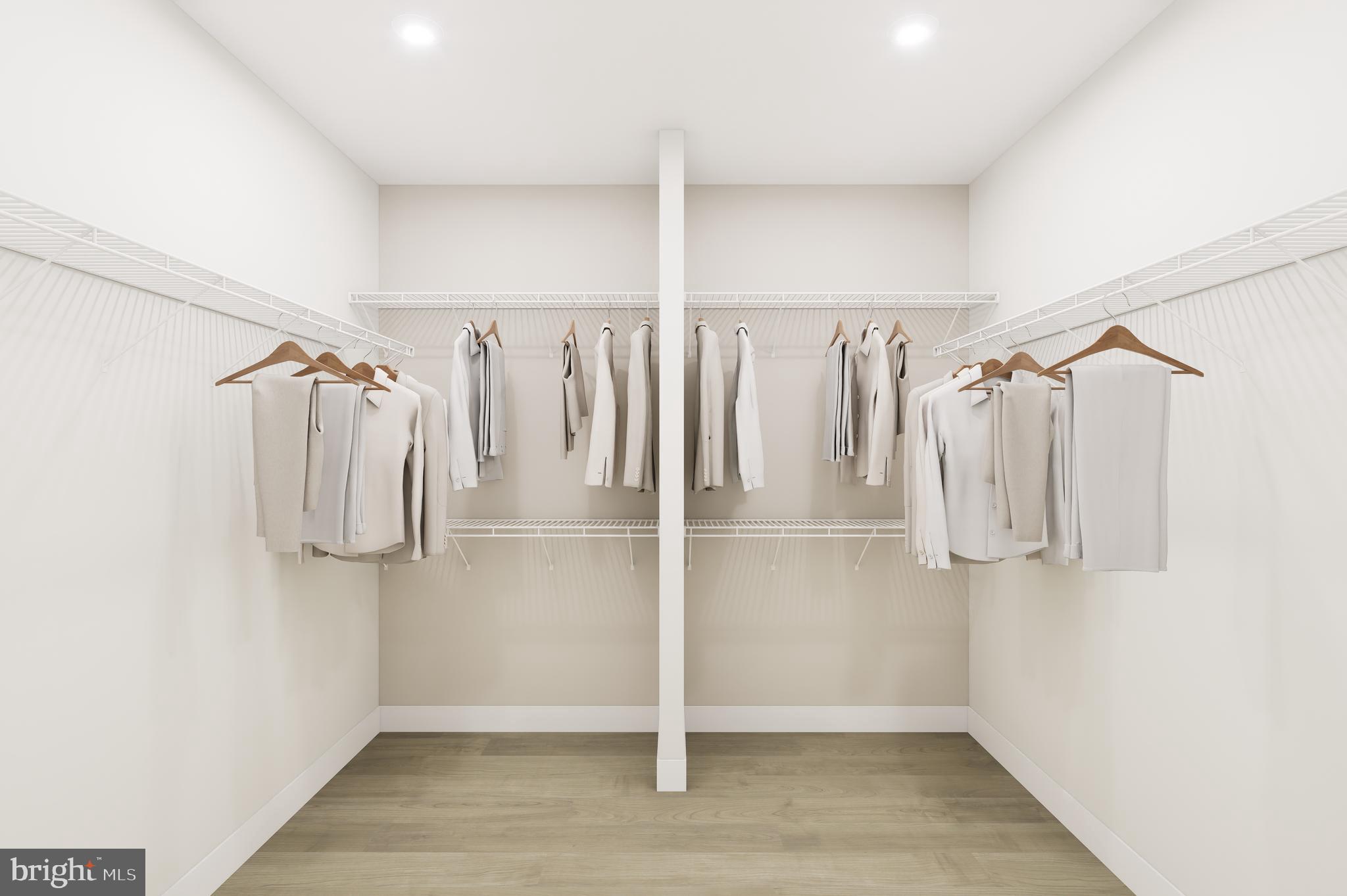 1121 Fortune Terrace, Unit 6 Potomac, MD 20854 - Photo 7 of 12 Owner's Closet - Rendering