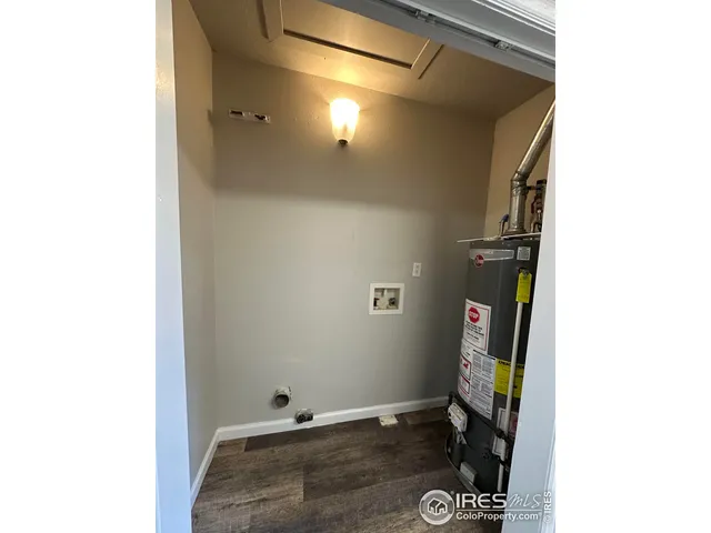 a view of storage and utility room