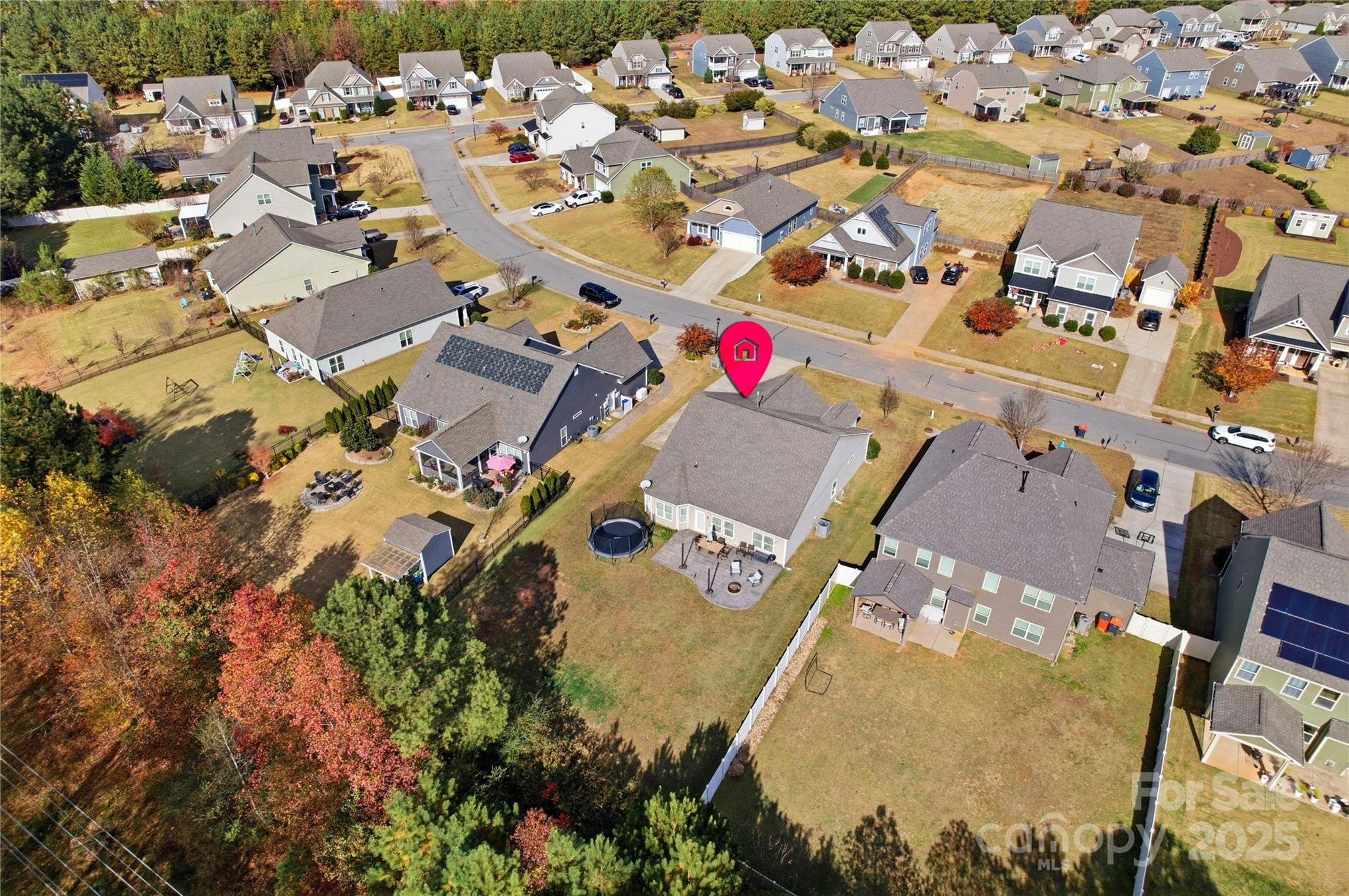 3168 Delaware Drive Denver, NC 28037 - Photo 39 of 47 an aerial view of residential houses with outdoor space