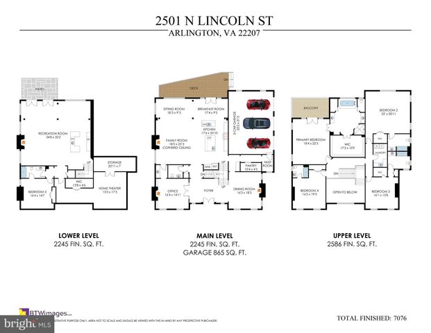 $2,935,000 | 2501 North Lincoln Street, Arlington, VA 22207