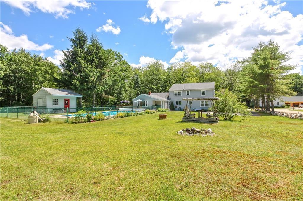 104 Orchard Road Cumberland, ME 04021 - Photo 33 of 35 Large backyard which connects to the...