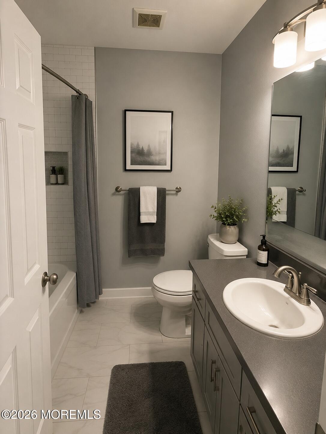 63 Winged Foot Court Howell, NJ 07731 - Photo 14 of 34 Virtually staged second bathroom