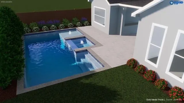 a view of an house with backyard and garden