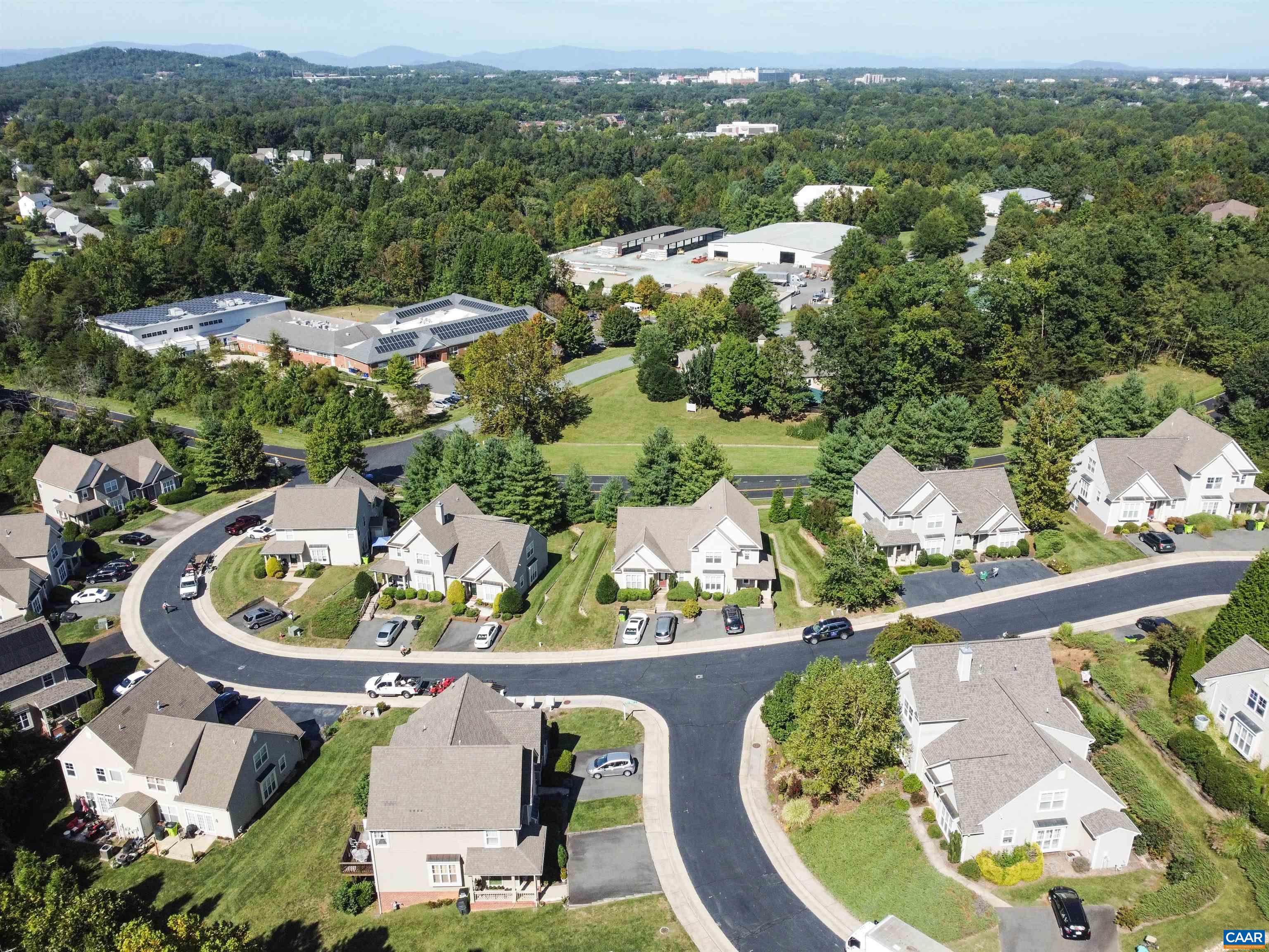 1342 Stoney Ridge Road Charlottesville, VA 22902 - Photo 44 of 47 an aerial view of a house with a yard basket ball court