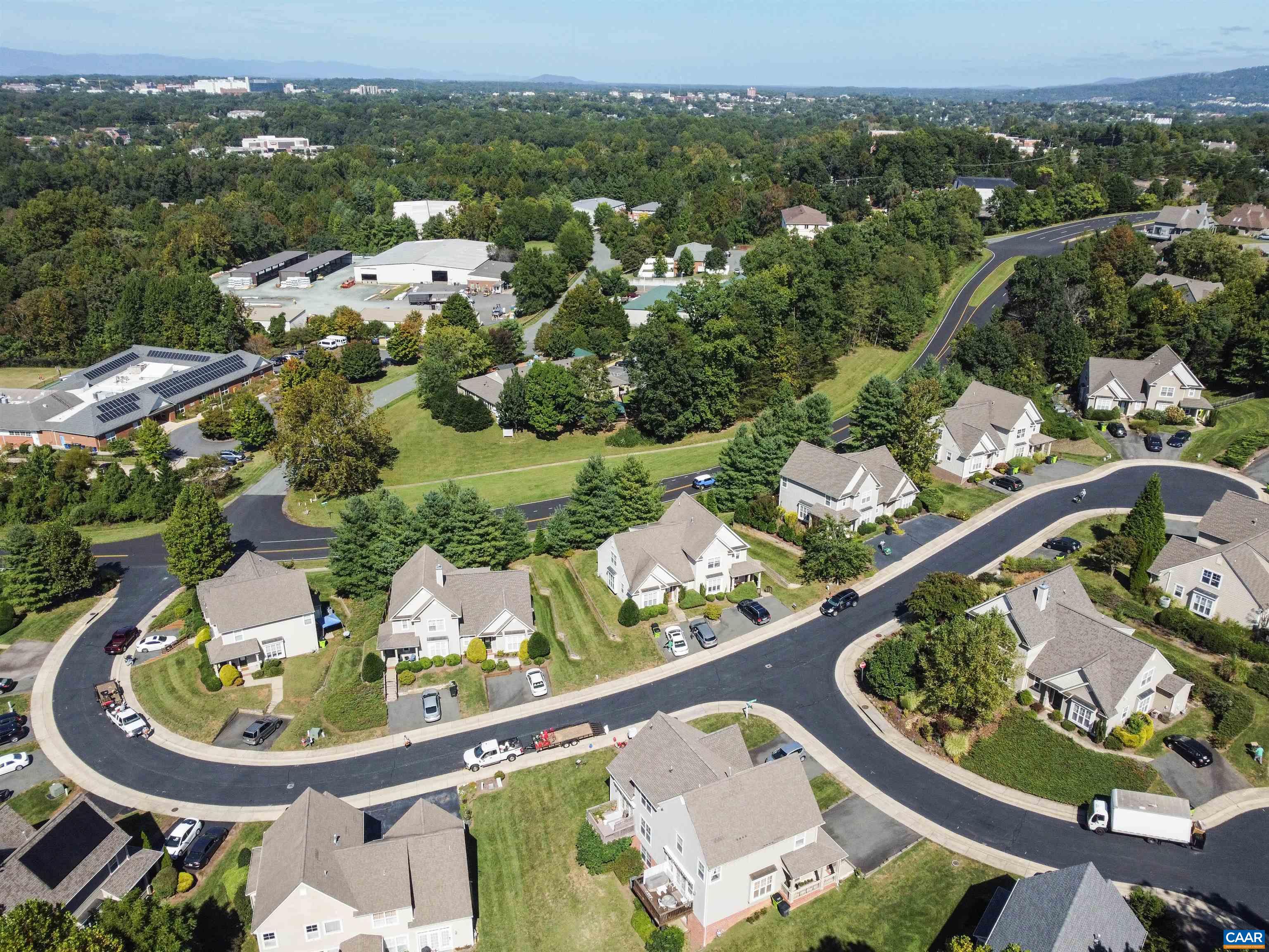 1342 Stoney Ridge Road Charlottesville, VA 22902 - Photo 45 of 47 an aerial view of a house with a yard