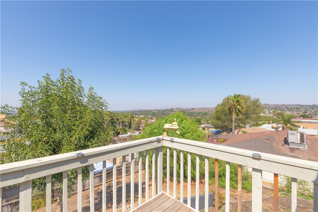 14272 Laurel Drive Riverside, CA 92503 - Photo 21 of 24 a view of a balcony with an outdoor space