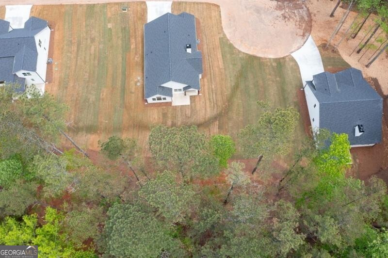 150 Doris Path Dallas, GA 30157 - Photo 36 of 36 an aerial view of residential house with pool and yard