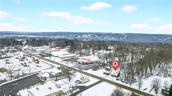 a view of snow covered with snow