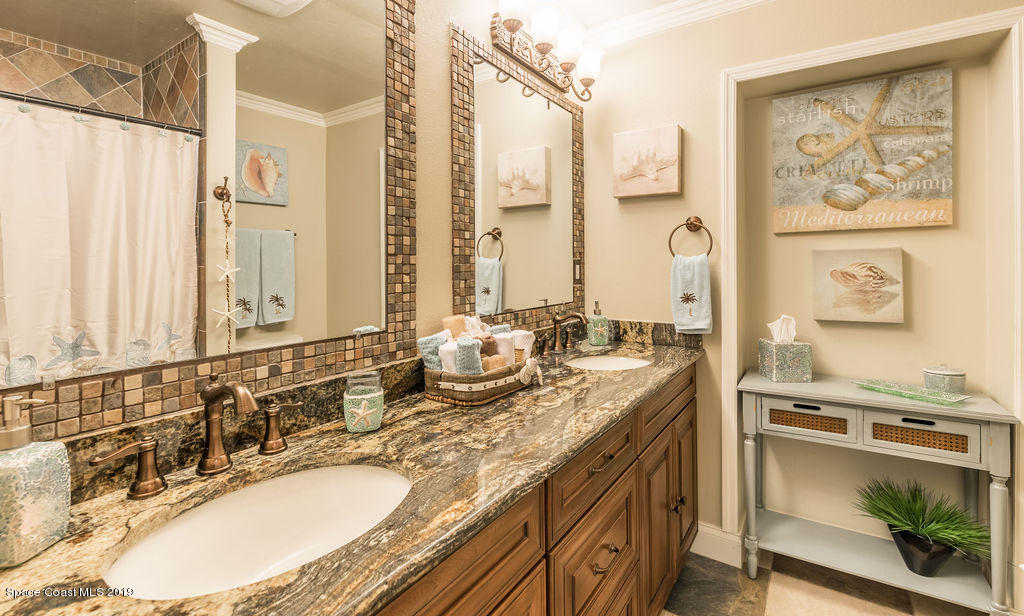 23 Country Club Road Cocoa Beach, FL 32931 - Photo 17 of 54 Updated Master Bathroom