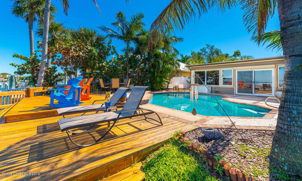 23 Country Club Road Cocoa Beach, FL 32931 - Photo 31 of 54 Sunbathe on your Deck!