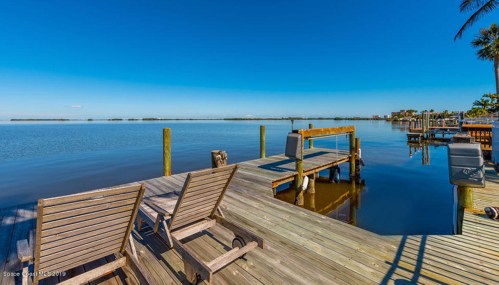 23 Country Club Road Cocoa Beach, FL 32931 - Photo 34 of 54 Private Dock and Boat Lift