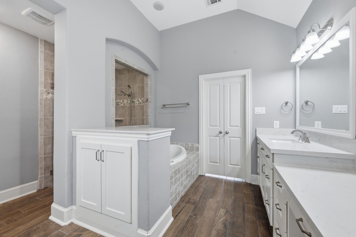 27971 Arden Trail Spring, TX 77386 - Photo 23 of 50 Large walk-in shower and tons of storage in the primary bedroom ensuite.
