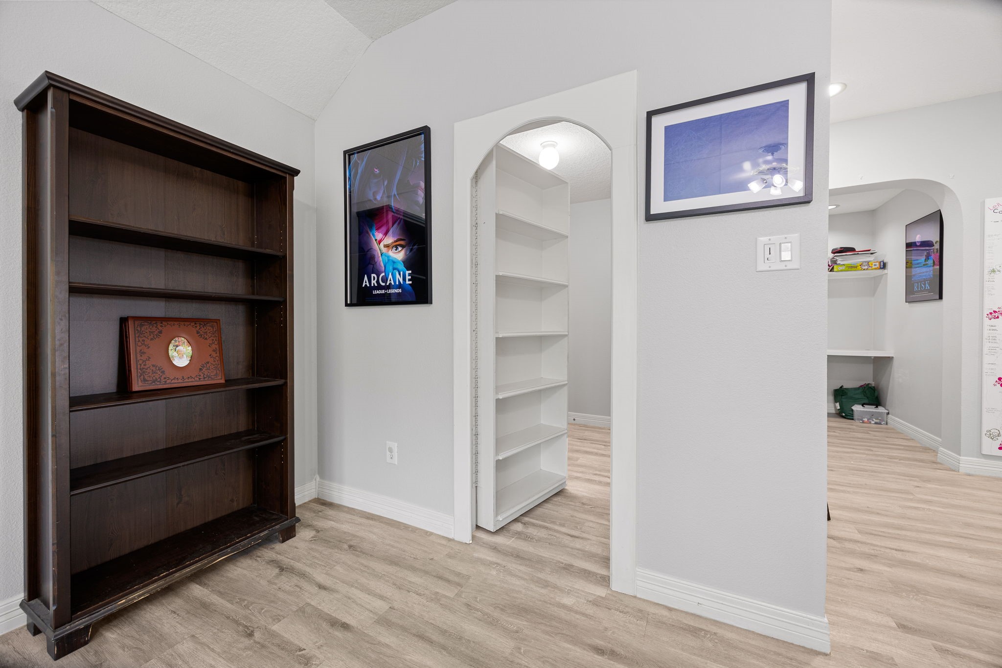 22610 Shallow Spring Court Katy, TX 77494 - Photo 33 of 45 a view of a hallway with wooden floor and closet