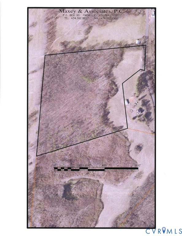 0 Mulberry Hill Road Randolph, VA 23962 - Photo 3 of 7 Aerial Survey.