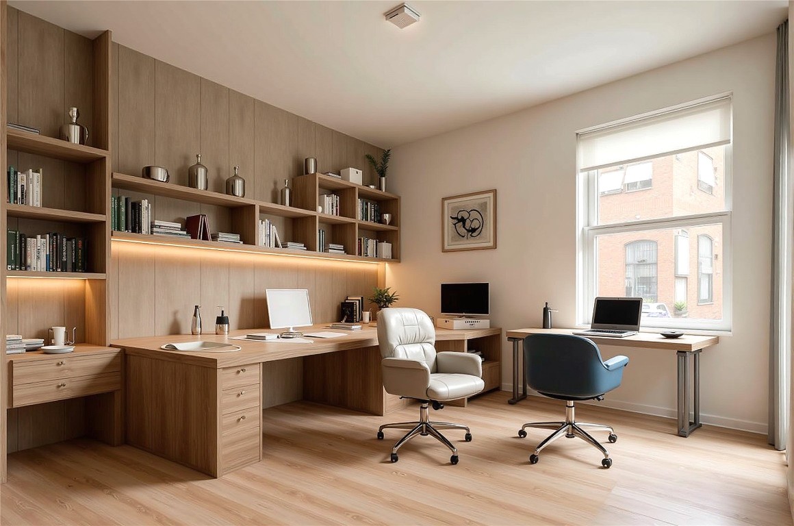 This flex room can be used as an office, playroom, media room or whatever!!  Virtually staged