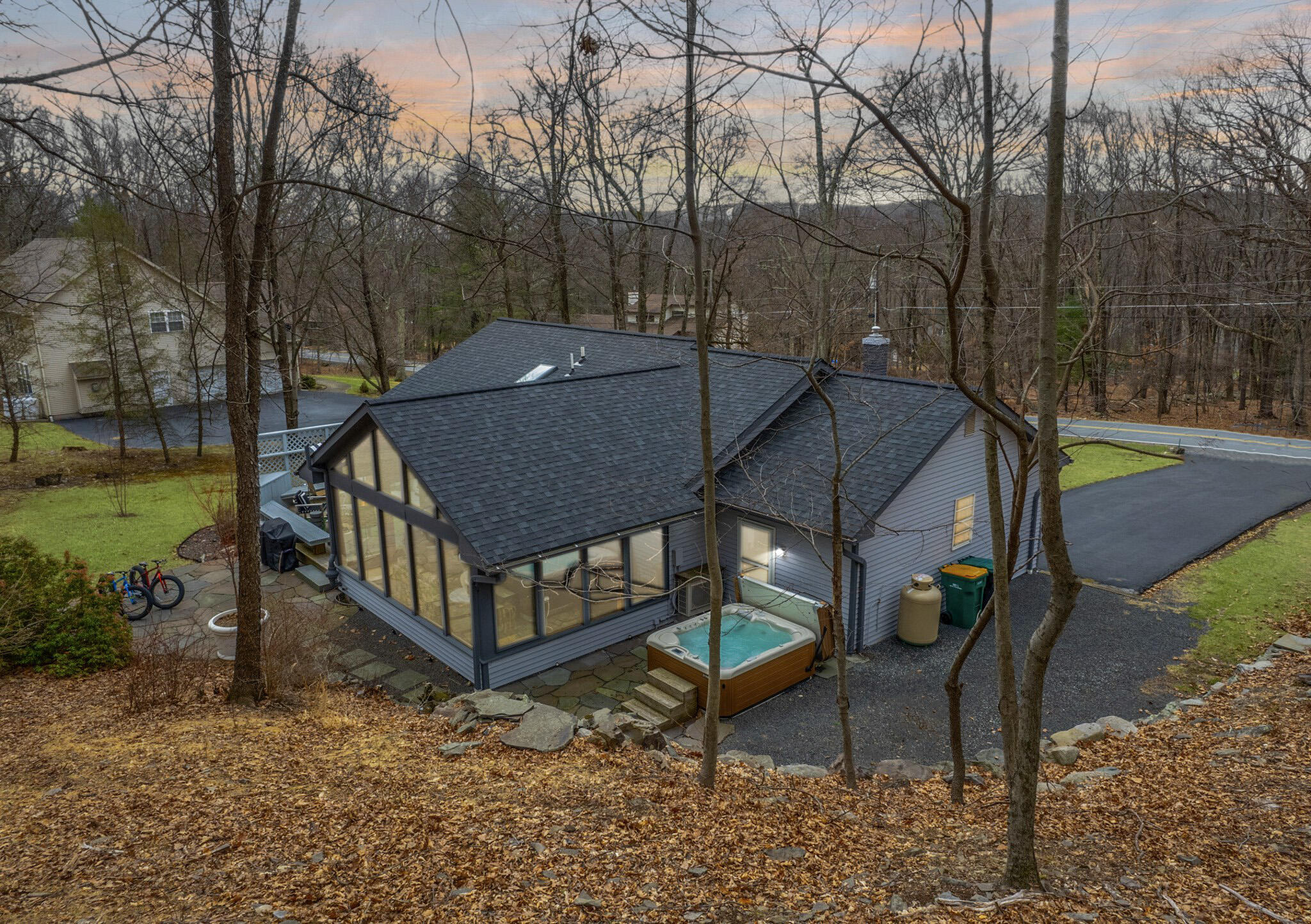321 Orchard Road Swiftwater, PA 18370 - Photo 2 of 62 Enhanced Aerial Exterior