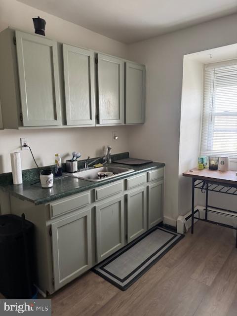 117 East Walnut Avenue, Unit F Merchantville, NJ 08109 - Photo 12 of 19 a kitchen with sink cabinets and counter space