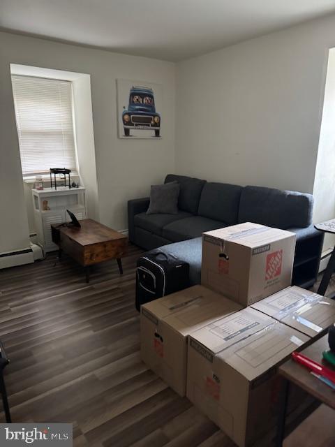 117 East Walnut Avenue, Unit F Merchantville, NJ 08109 - Photo 13 of 19 a living room with furniture and a wooden floor