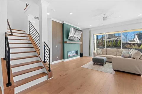 a bathroom with a sink double vanity and a mirror