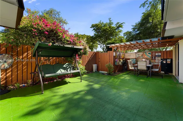 a view of outdoor space and garden