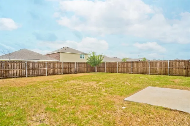 a view of an outdoor space and swimming pool