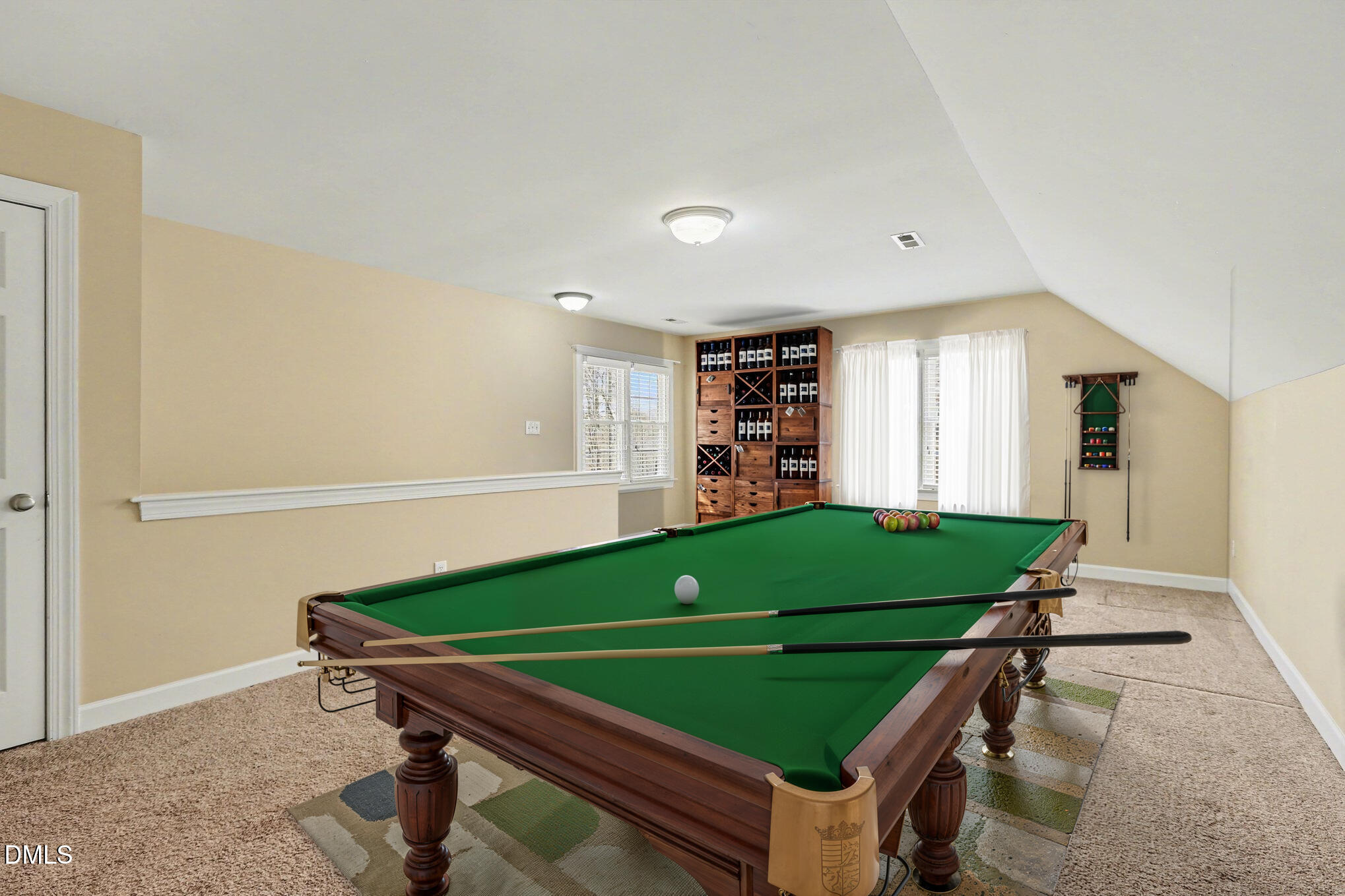 2616 Jasper Lane Raleigh, NC 27613 - Photo 19 of 44 a room with pool table and windows