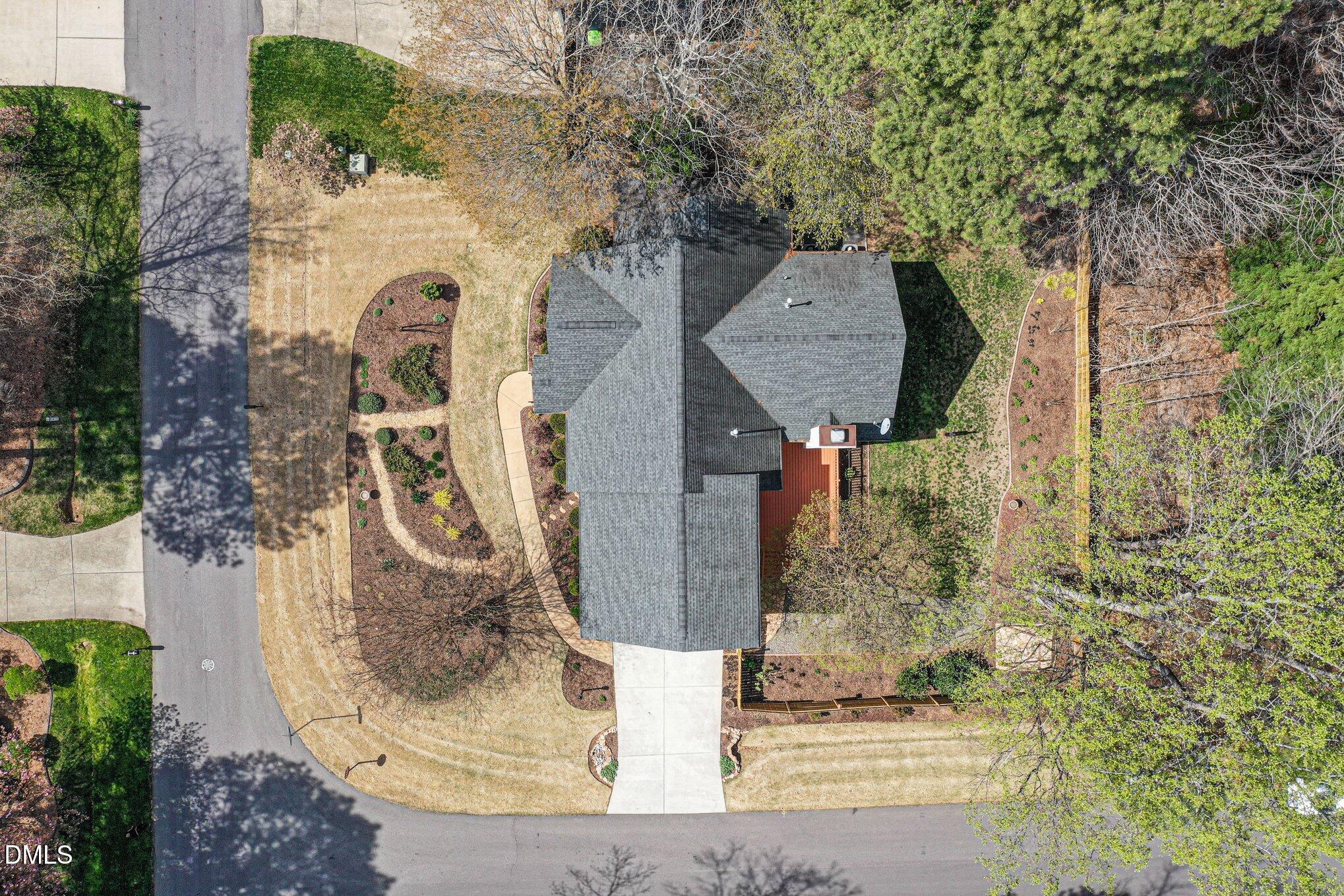 2616 Jasper Lane Raleigh, NC 27613 - Photo 41 of 44 an aerial view of a house with outdoor space