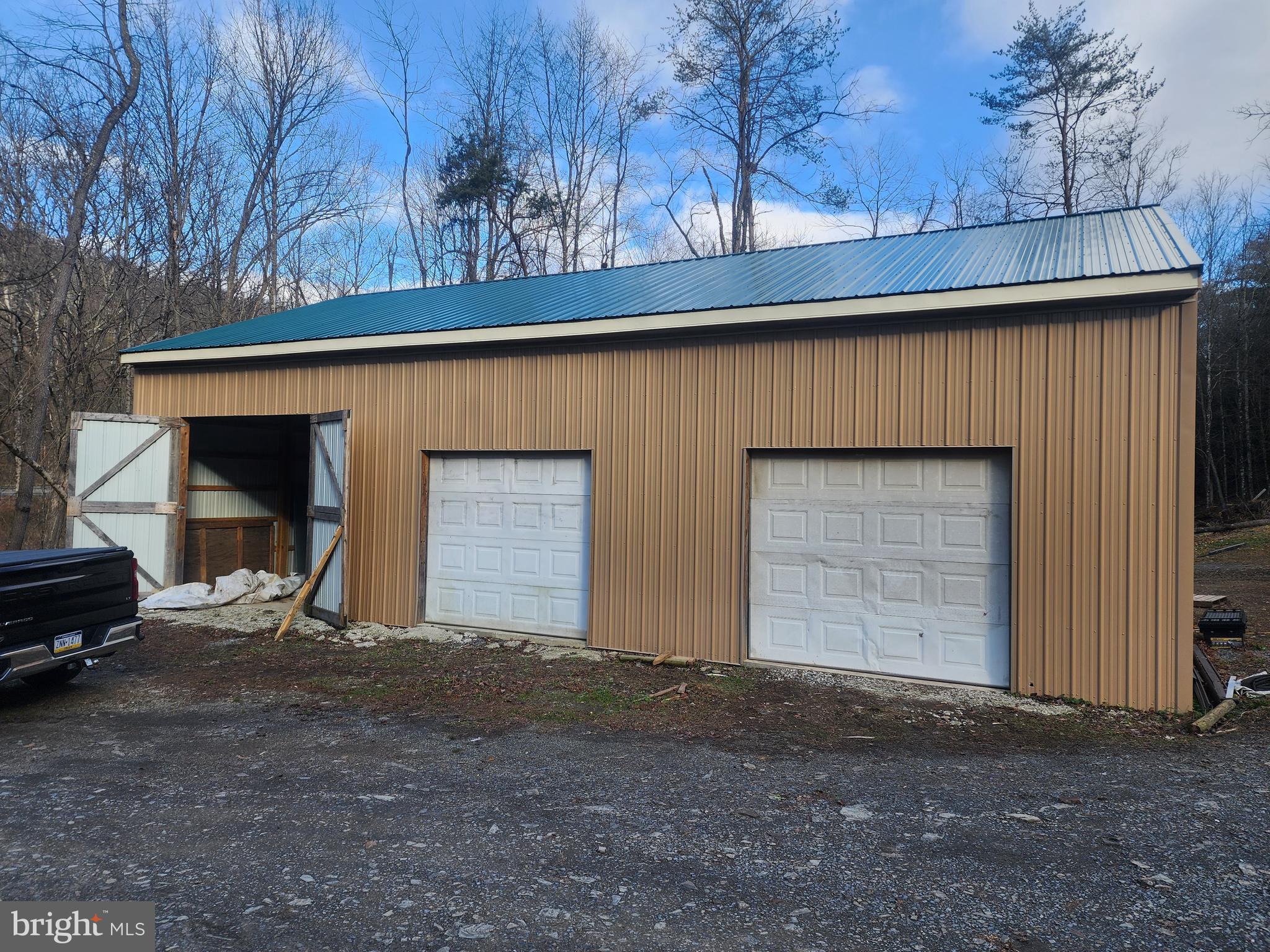 3895 Sugar Run Road Newport, PA 17074 - Photo 30 of 33 Detached Garage with Mechanics pit and concrete fl