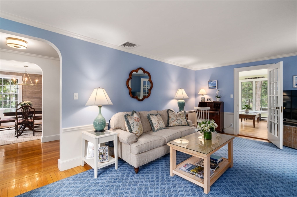 17 Roberts Road Wellesley, MA 02481 - Photo 7 of 34 a living room with furniture and wooden floor