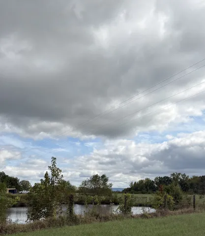 a view of a lake and a beach