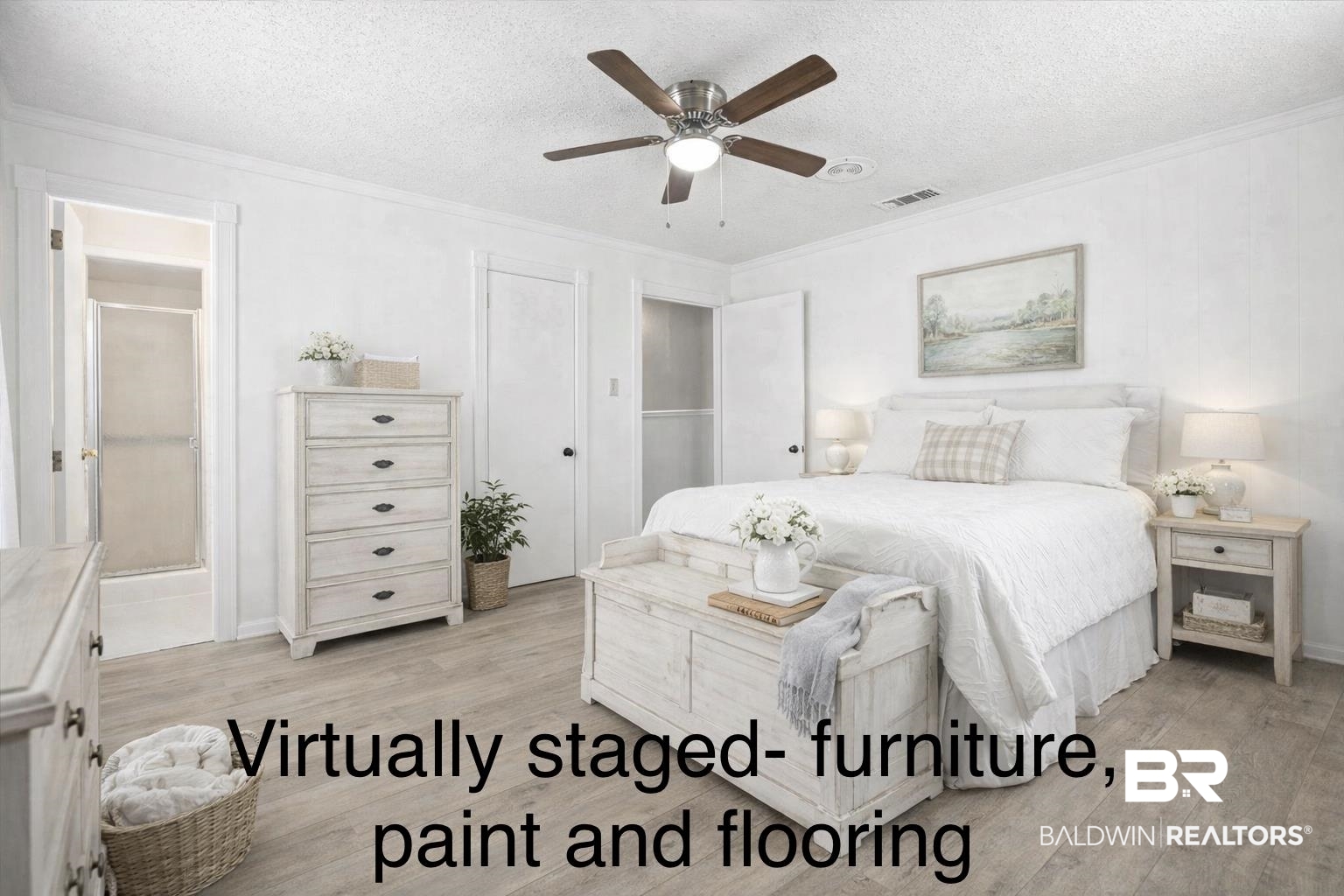 8090 Murray Hill Road Irvington, AL 36544 - Photo 20 of 40 Virtually Staged with furniture, paint and flooring