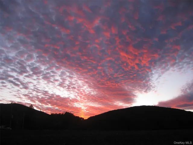 a view of city and mountain
