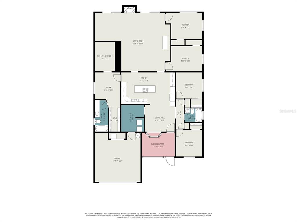 4105 Spring Way Circle Valrico, FL 33596 - Photo 6 of 34 a picture of a floor plan