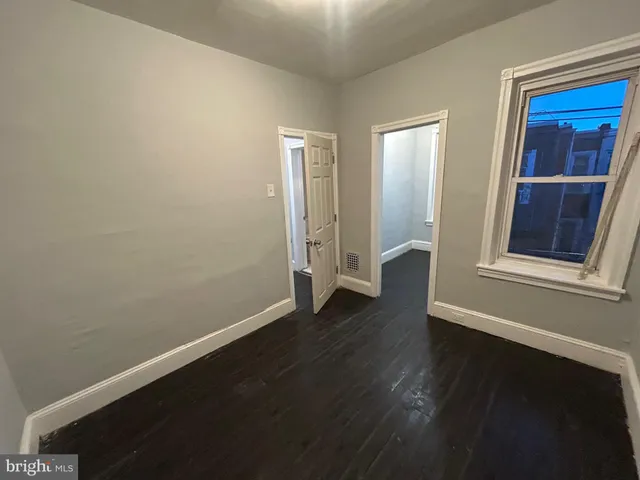 a view of small space with a window