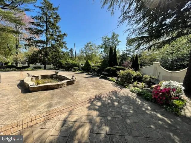 a view of outdoor space with garden and entertaining space