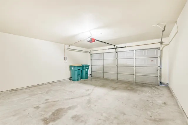 a view of a yard with a large trees