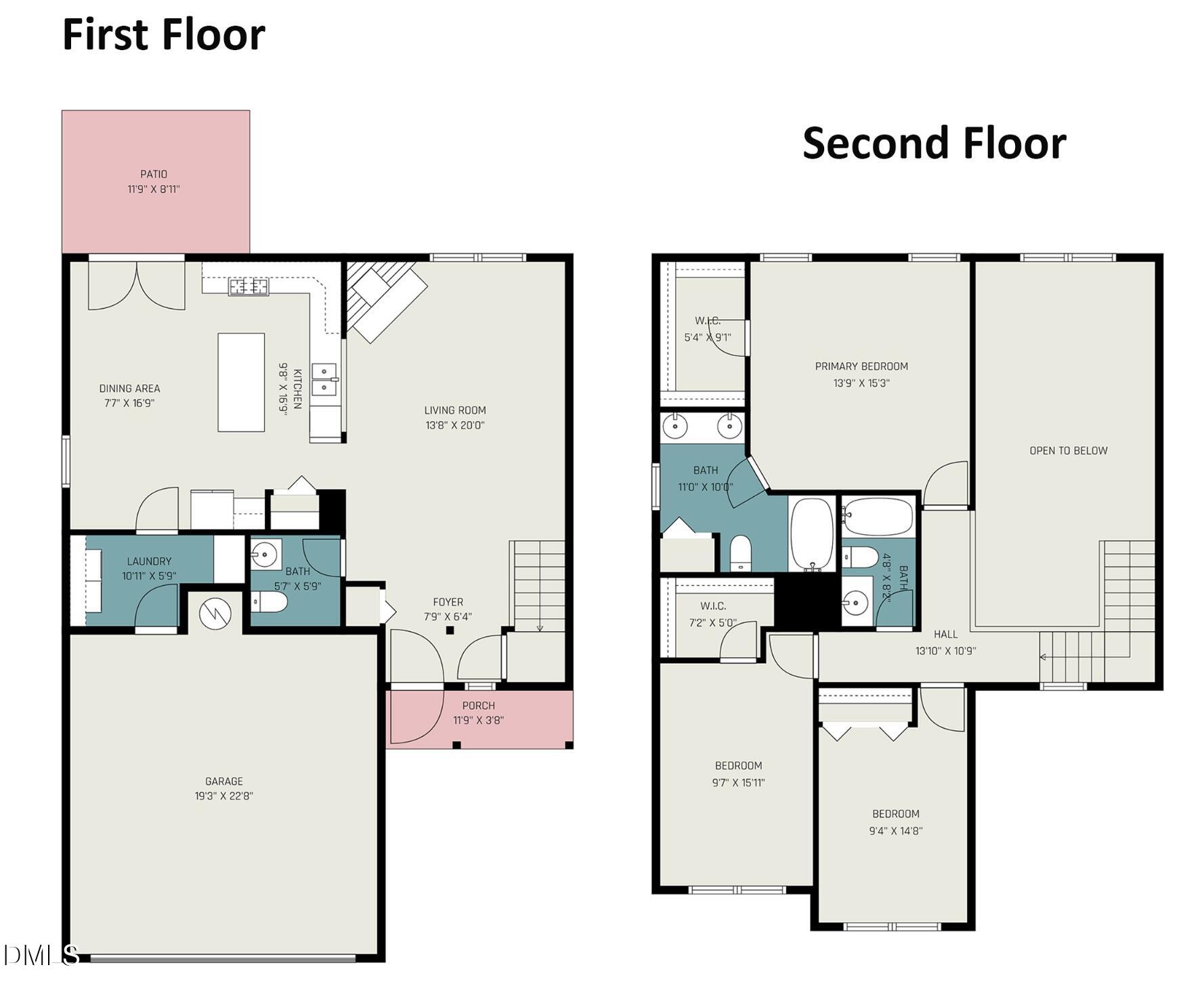 1907 Raj Drive Durham, NC 27703 - Photo 31 of 31 Floorplan