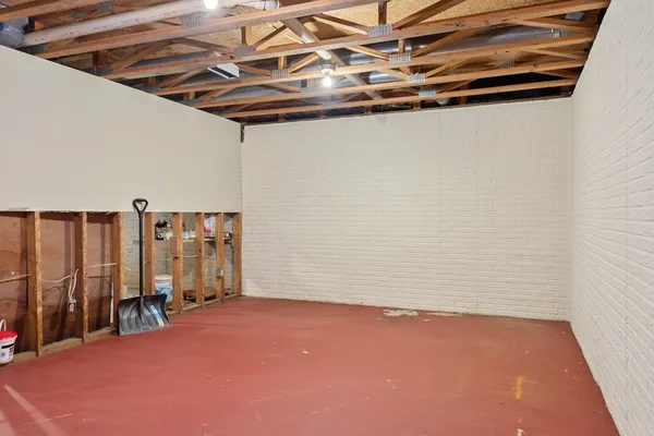 a view of a room with furniture