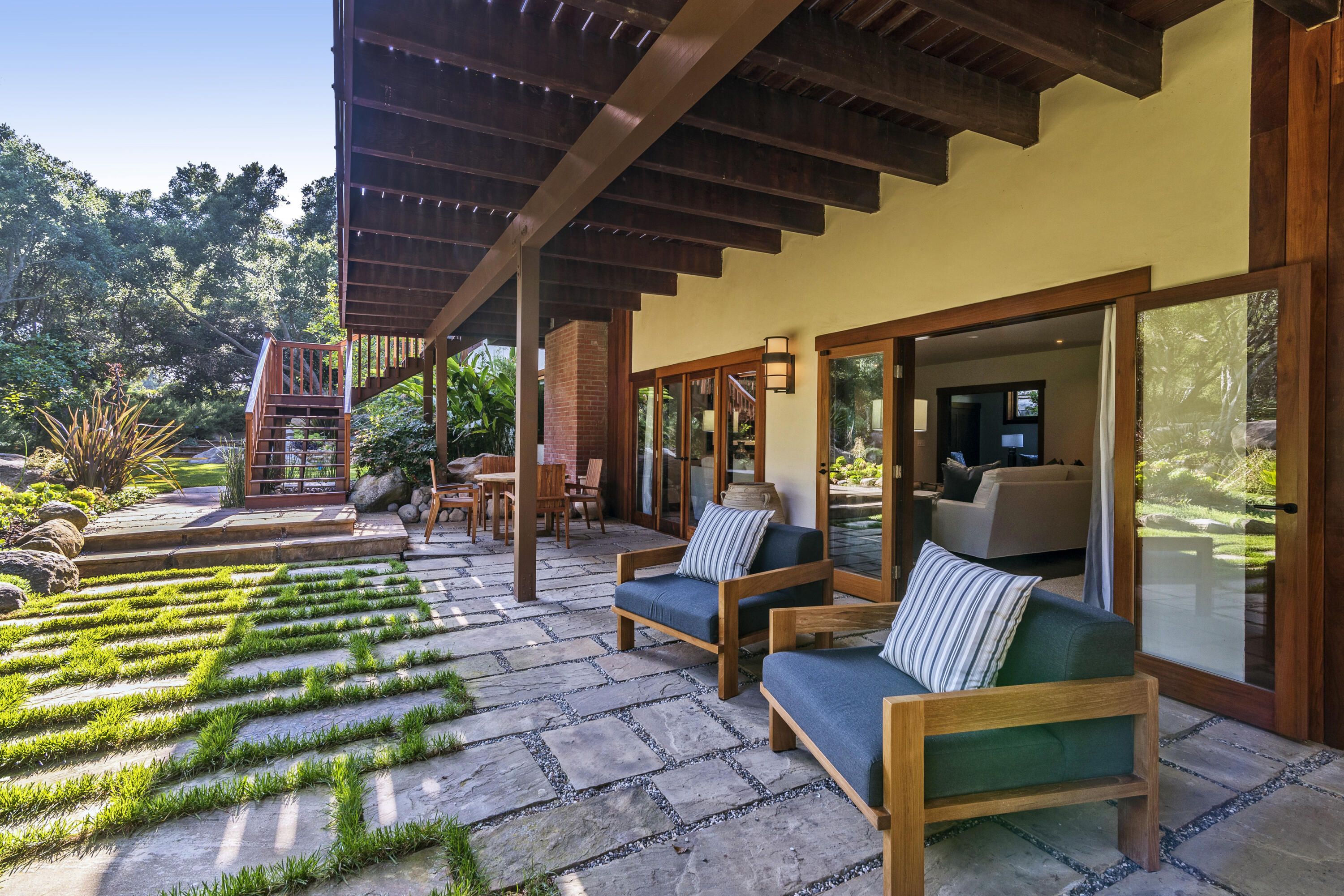2815 East Valley Road Santa Barbara, CA 93108 - Photo 3 of 31 Main House Lower Patio